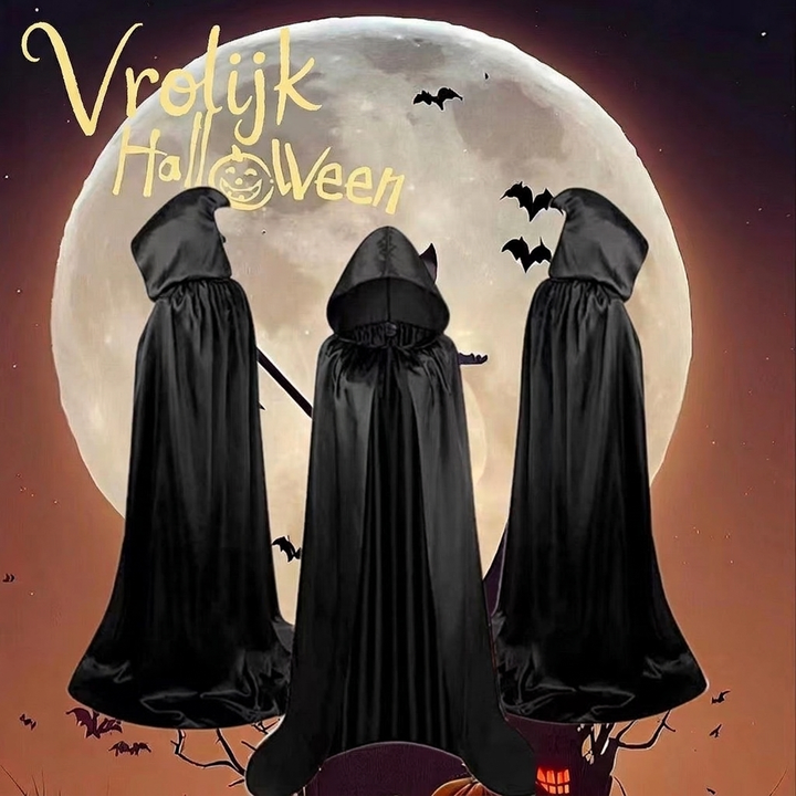 Kinderen Tovenaar Halloween Mantel met Capuchon