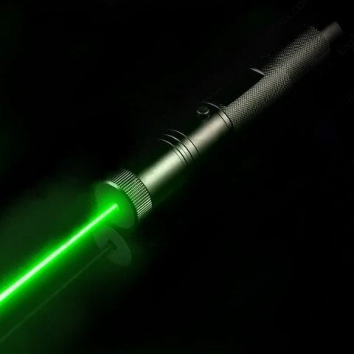 Krachtige laserpen met verstelbare focus en veiligheidssleutelslot, blauw licht