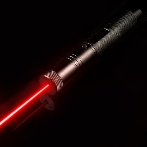 Krachtige laserpen met verstelbare focus en veiligheidssleutelslot, blauw licht