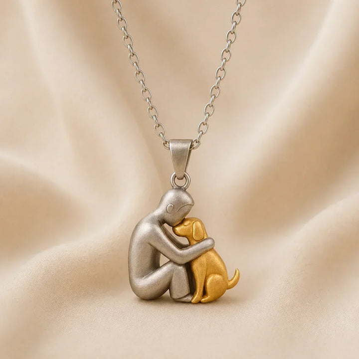Elegante ketting met hanger in de vorm van een dierensilhouet, verstelbaar