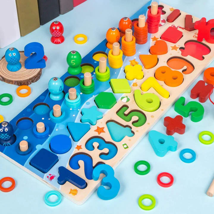 Montessori Speelbord van Hout | Vaardighedenontwikkeling voor Peuters en Baby's