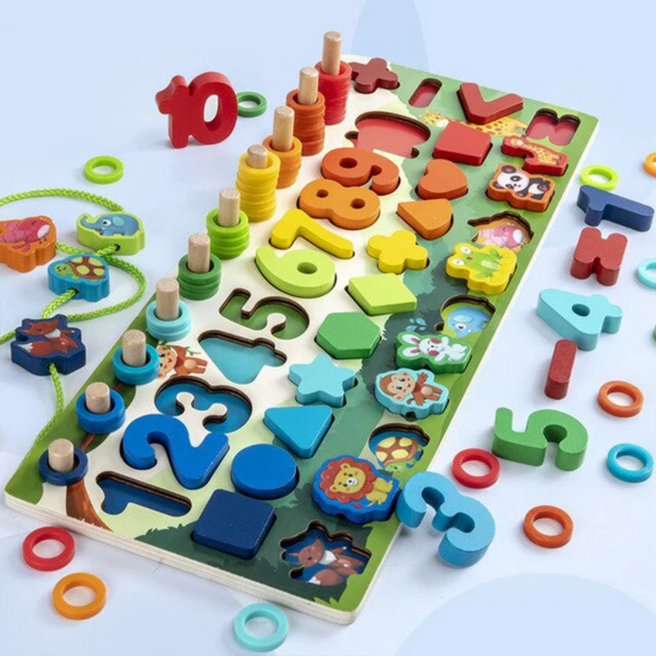 Montessori Speelbord van Hout | Vaardighedenontwikkeling voor Peuters en Baby's