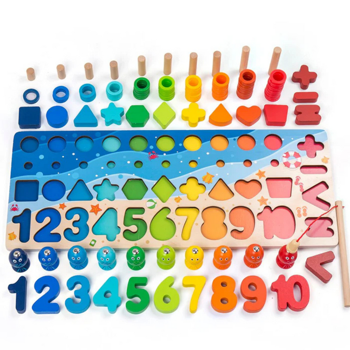 Montessori Speelbord van Hout | Vaardighedenontwikkeling voor Peuters en Baby's