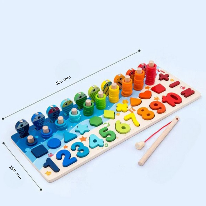 Montessori Speelbord van Hout | Vaardighedenontwikkeling voor Peuters en Baby's