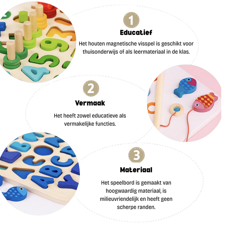 Montessori Speelbord van Hout | Vaardighedenontwikkeling voor Peuters en Baby's