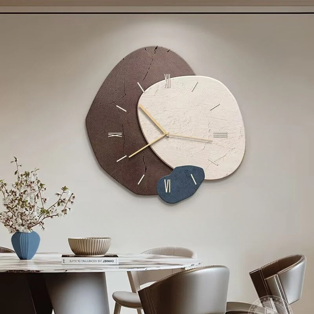 Houten Wandklok met LED-Lamp | Elegant en Praktisch Design
