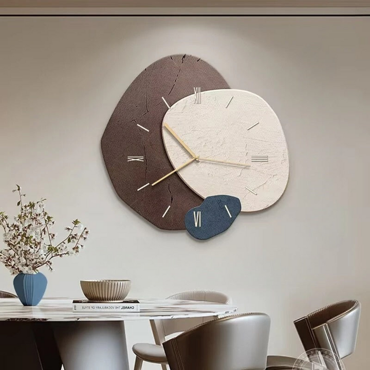 Houten Wandklok met LED-Lamp | Elegant en Praktisch Design
