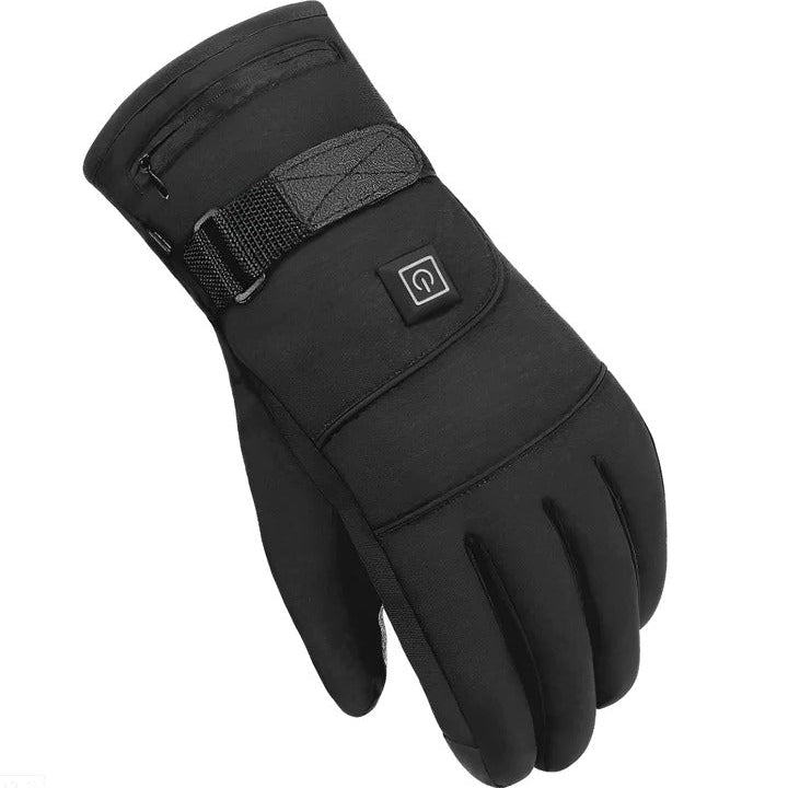 Verwarmde handschoenen met drie standen tot in je vingers