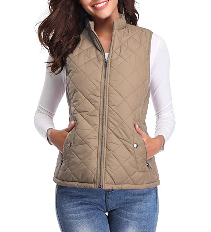 Licht Gewatteerde Stijlvolle Dames Bodywarmer - Lara
