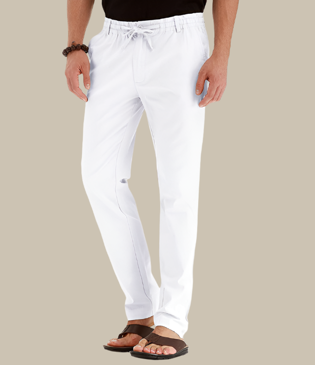 Heren Comfortabele Loszittende Zomerbroek met Elastische Taille - Mateo