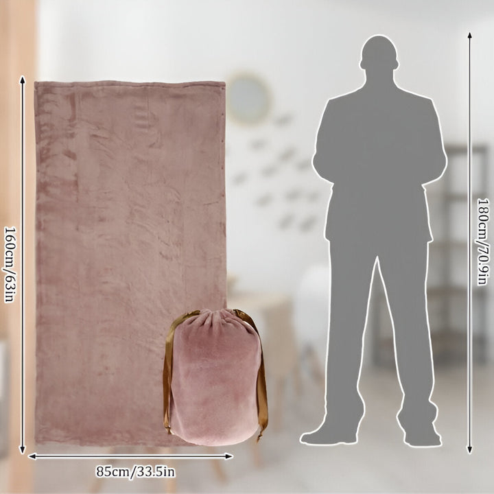 Draadloze USB-warmteplaid van flanel voor twee personen