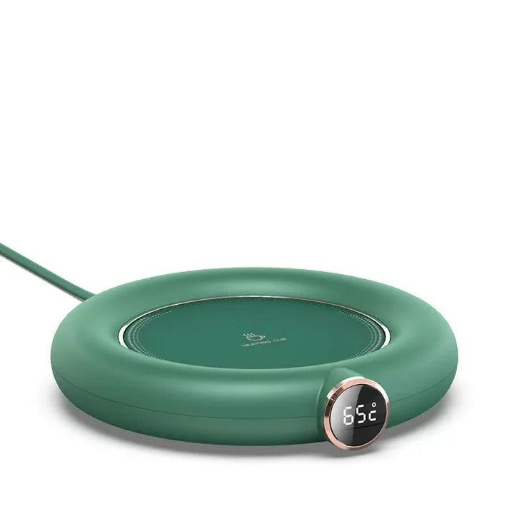 Slimme bekerwarmer met digitaal display en drie temperaturen