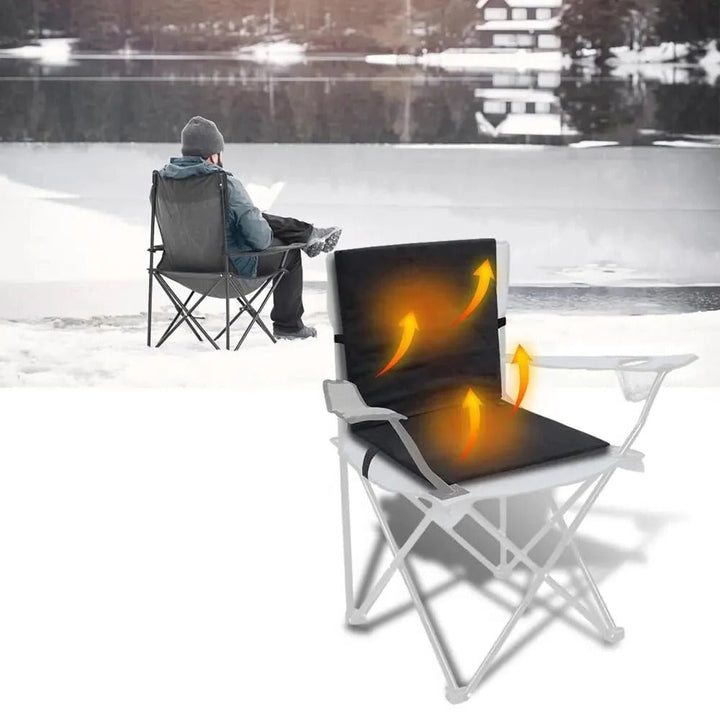 Draagbaar warmtekussen voor op je stoel, 3 standen
