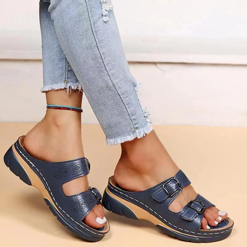 Orthopedische dames comfortabelsandalen met gelzool - Sofia