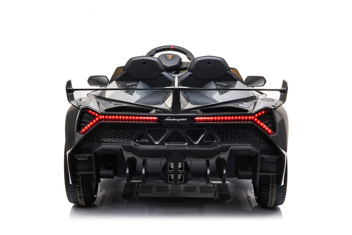 Veneno 12V 2 Persoons Elektrische Kinderauto Metallic Grijs