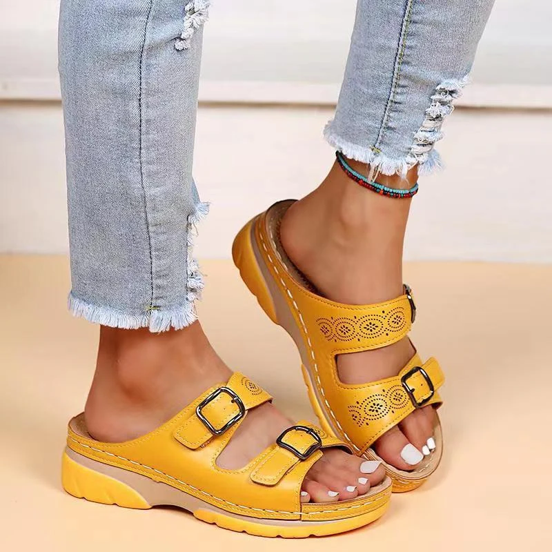 Orthopedische dames comfortabelsandalen met gelzool - Sofia