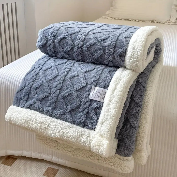 Premium Snuggle Sherpa Deken
