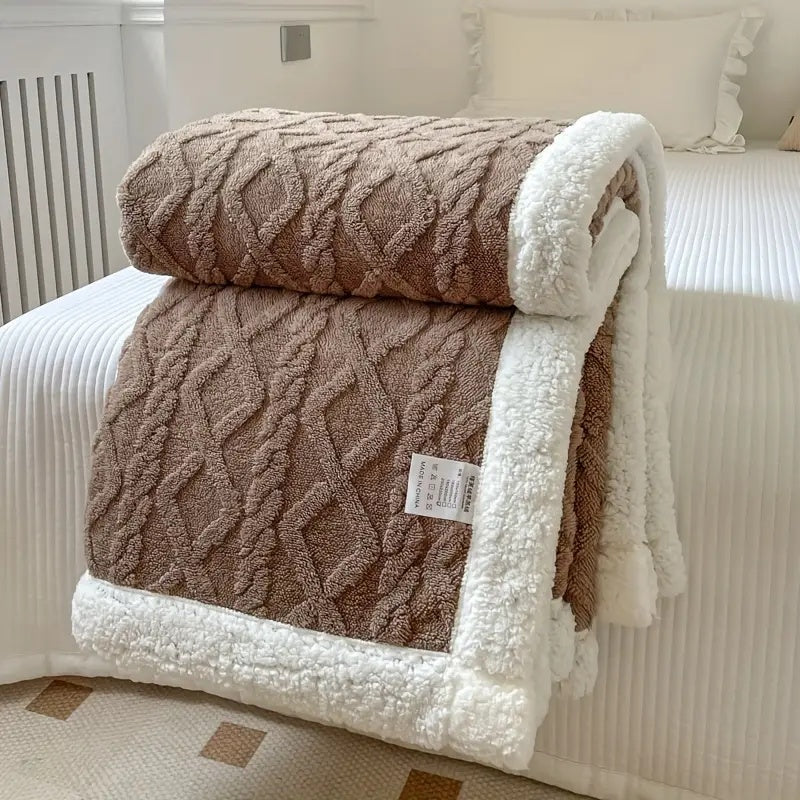Premium Snuggle Sherpa Deken