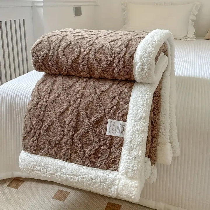 Premium Snuggle Sherpa Deken