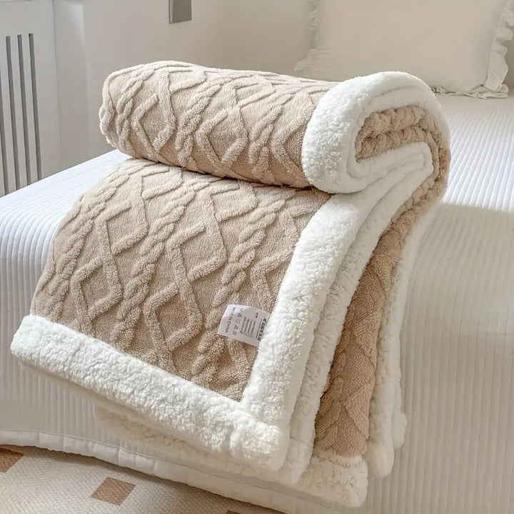 Premium Snuggle Sherpa Deken