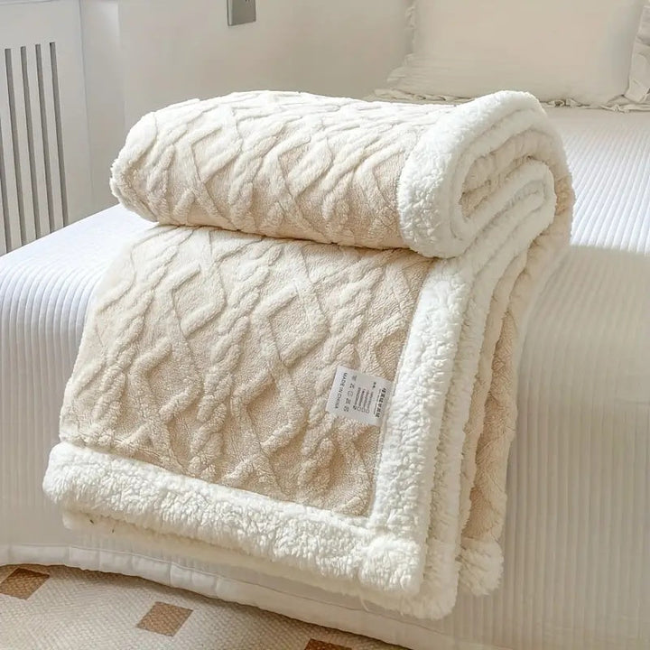 Premium Snuggle Sherpa Deken