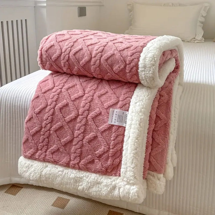 Premium Snuggle Sherpa Deken