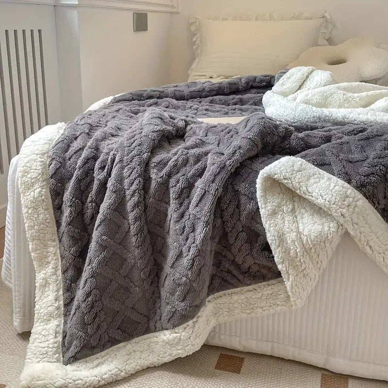 Premium Snuggle Sherpa Deken