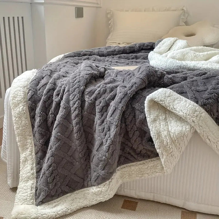 Premium Snuggle Sherpa Deken