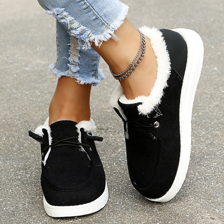 Dames instap winterschoenen met pluche voering – Maren