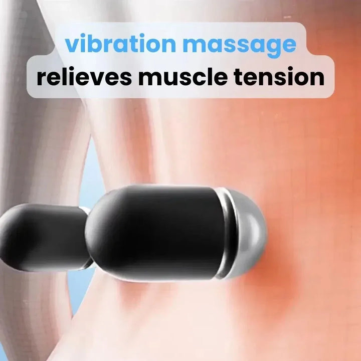 Rugmassageapparaat met Warmte en Trilling, Lendensteun voor Verlichting van Ischias, Onderrugpijn en Houdingscorrectie – 3-in-1 Thuistherapie