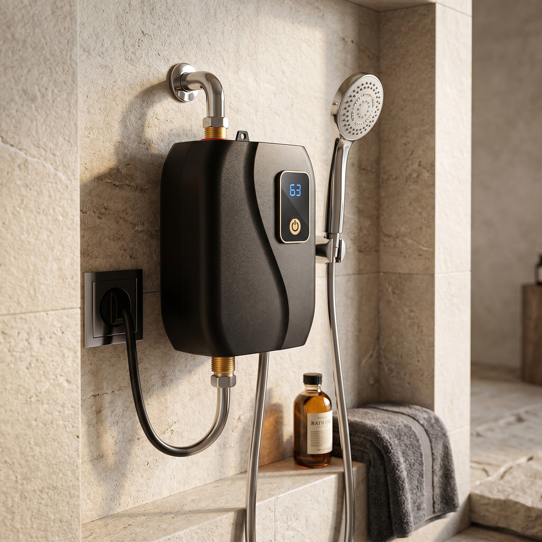 Tankloze elektrische boiler 3000 W met led-display en sensoren