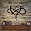 LoveBound - Elegante wanddecoratie in de vorm van een hart en oneindigheidsteken