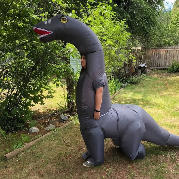 Opblaasbaar dinosaurus kostuum pak en Halloween-feest