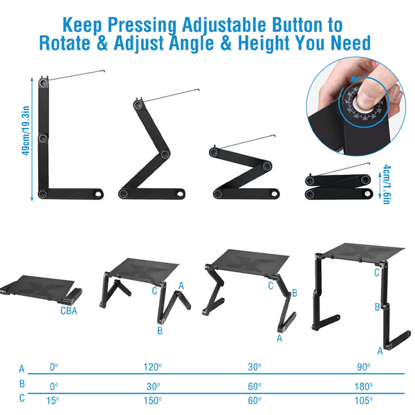 360° ergonomische laptopstandaard – FlexStand