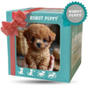 Hyperrealistische pluchen puppy