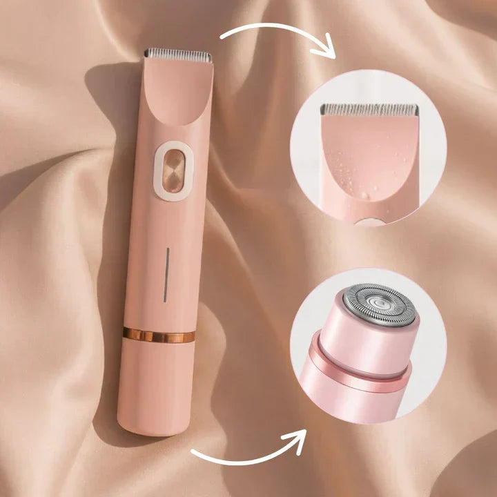 Elektrische bikinitrimmer voor vrouwen, draadloos en waterdicht scheerapparaat voor de gevoelige huid