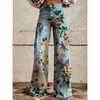 Dames Lange Broek – Ritan Bloemen- en Effen Prints