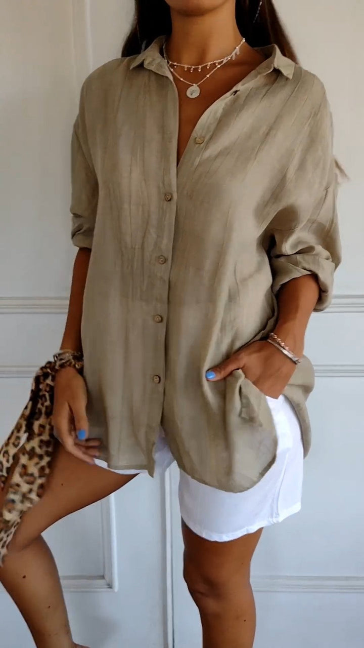 Comfortabel Button Down Overhemd voor Dames - Carina