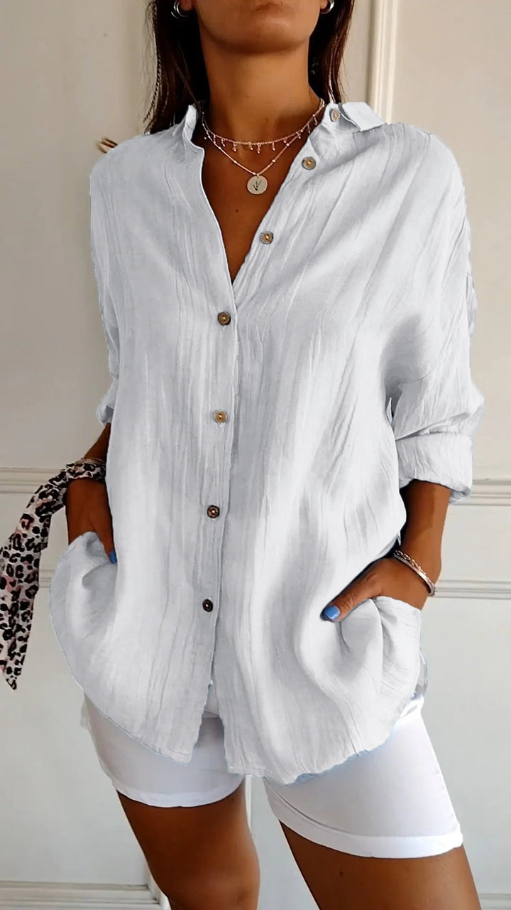 Comfortabel Button Down Overhemd voor Dames - Carina