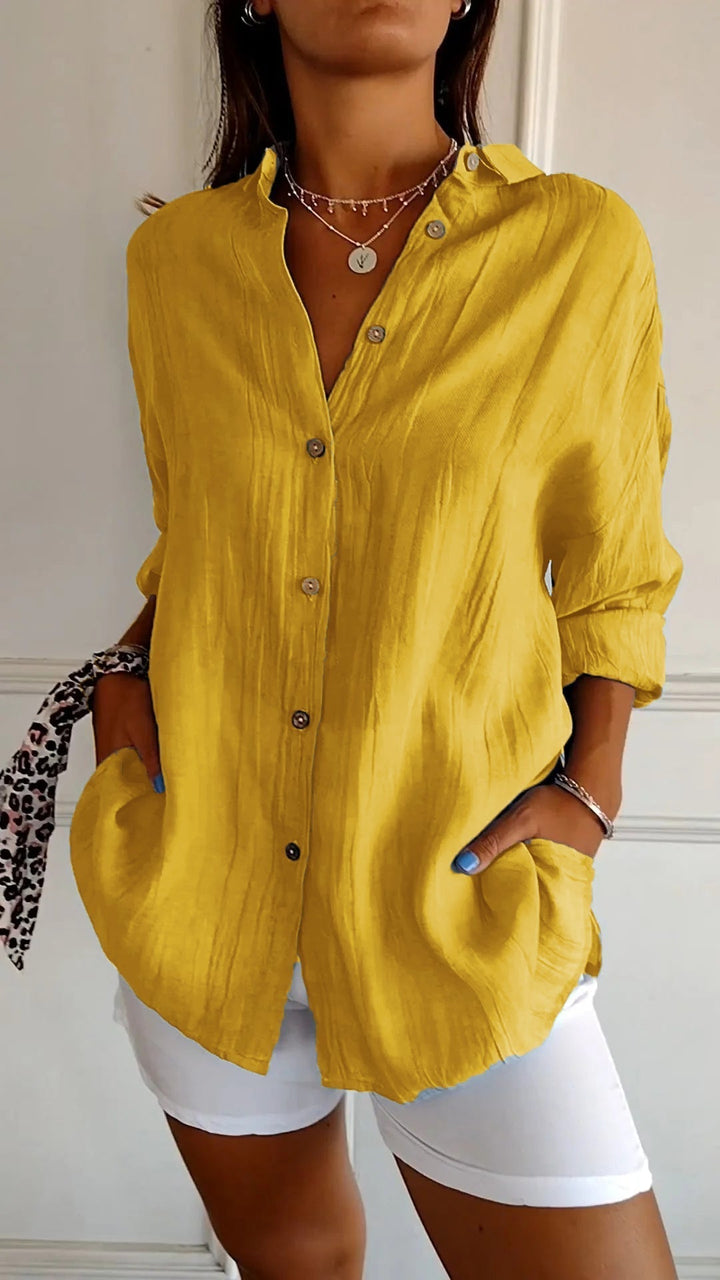 Comfortabel Button Down Overhemd voor Dames - Carina