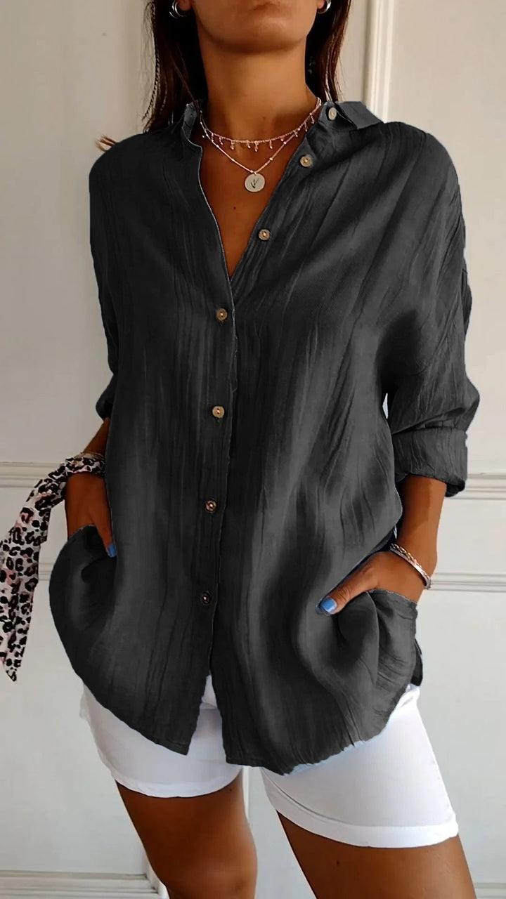 Comfortabel Button Down Overhemd voor Dames - Carina