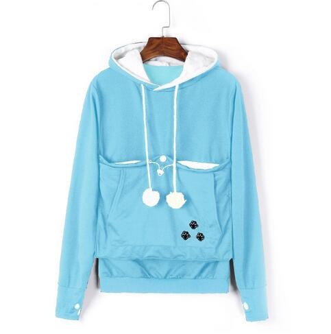Comfortabele Hoodie met Kattenzak - CozyPurr