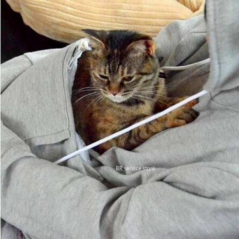 Comfortabele Hoodie met Kattenzak - CozyPurr