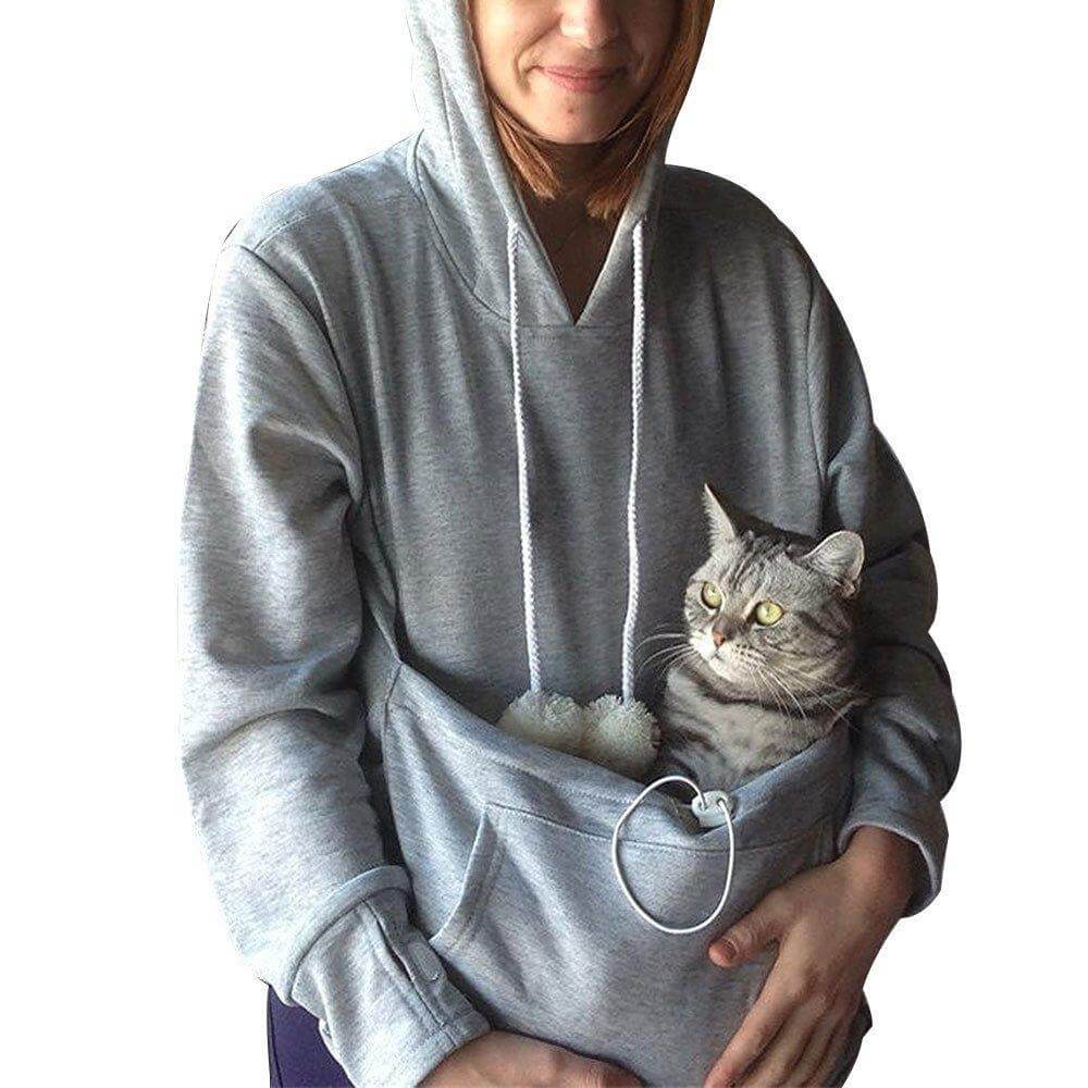 Comfortabele Hoodie met Kattenzak - CozyPurr