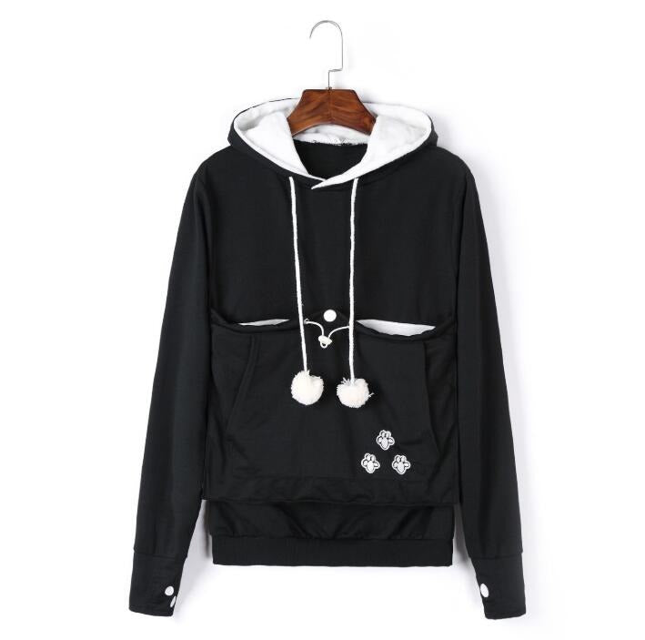 Comfortabele Hoodie met Kattenzak - CozyPurr
