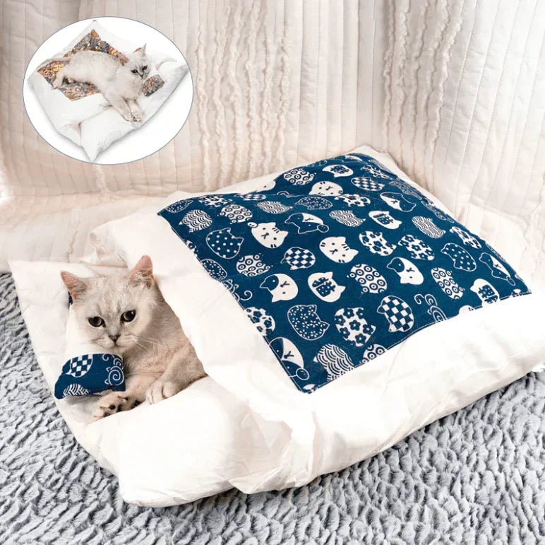 Winterslaapzak voor Katten – SnugKitty Frost Magic
