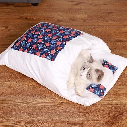 Winterslaapzak voor Katten – SnugKitty Frost Magic