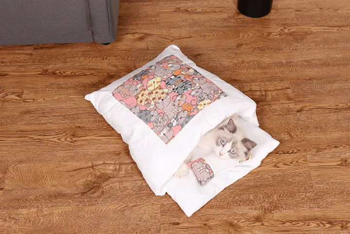Winterslaapzak voor Katten – SnugKitty Frost Magic
