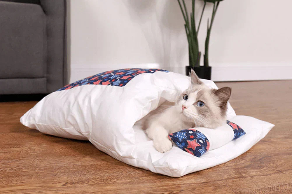 Winterslaapzak voor Katten – SnugKitty Frost Magic