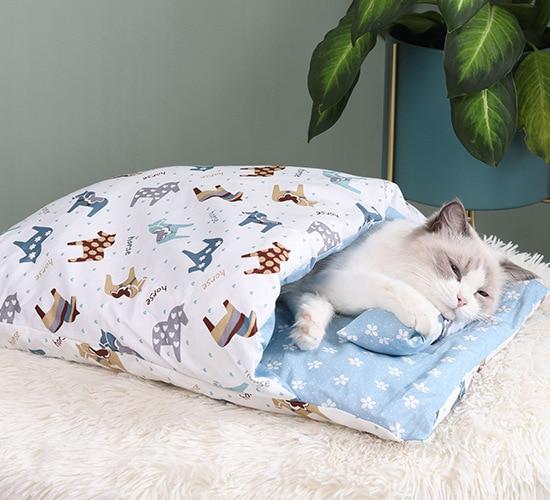 Winterslaapzak voor Katten – SnugKitty Frost Magic